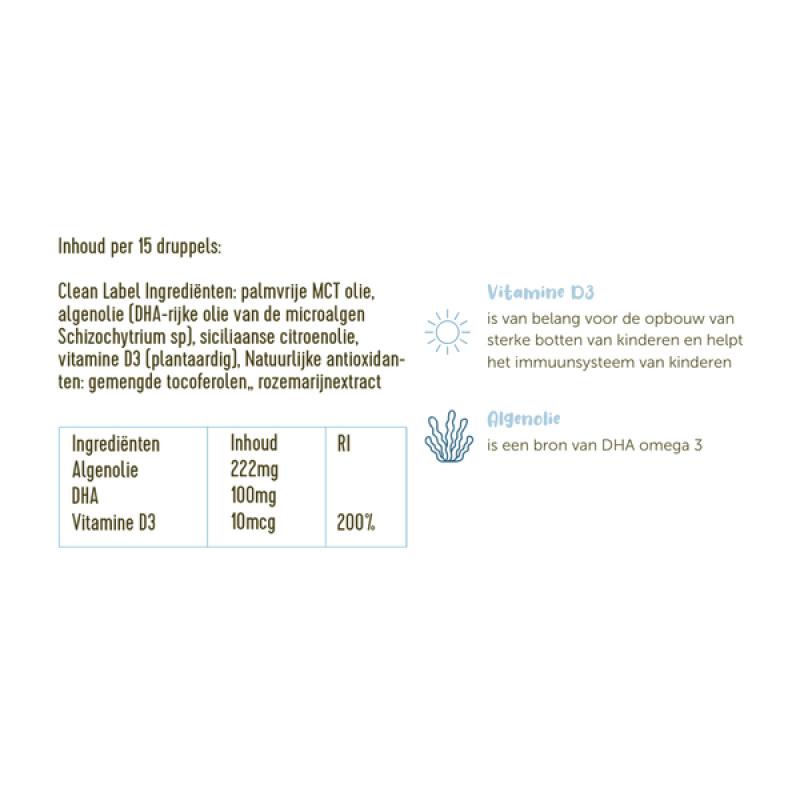 Laveen Omega-3 pre bábätká a deti kvapky s vitamínom D3 30 ml