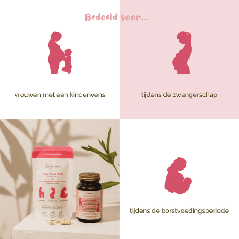Laveen Refill  Vega Mama Multi pre tehotné, náhradná náplň 30 ks