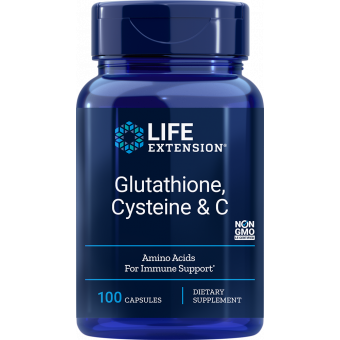Life Extension Glutathione, Cysteine & C 100 kapsúl