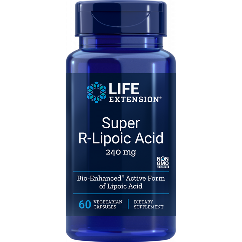 Life Extension Super R-Lipoic Acid kyselina lipoová 60 kapsúl
