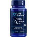 Life Extension N-acetyl-L-cysteín NAC 600 mg 60 kapsúl