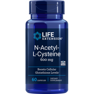 Life Extension N-acetyl-L-cysteín NAC 600 mg 60 kapsúl