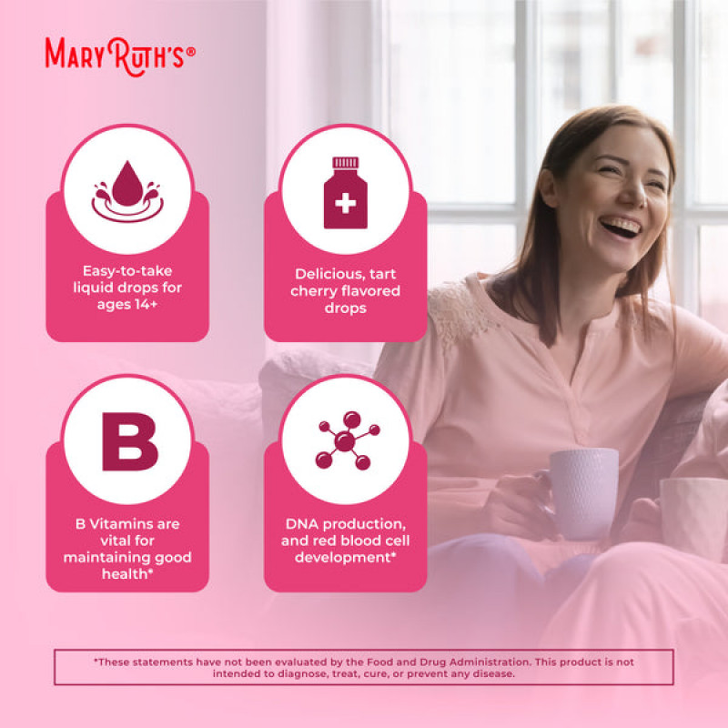 Mary Ruth's B-komplex vegan tekutý kvapky 30 ml