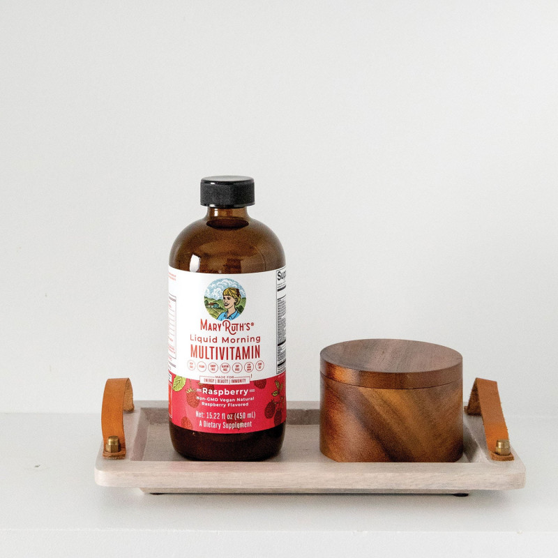 Mary Ruth's Ranný multivitamín tekutý malinový vegan