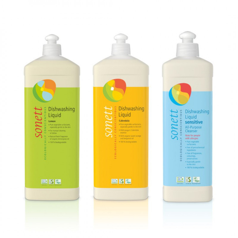 Sonett tekutý prostriedok na riad 1 l
