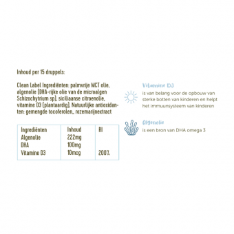 Laveen Omega-3 pre bábätká a deti kvapky s vitamínom D3 30 ml