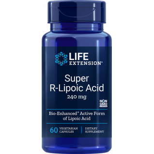 Life Extension Super R-Lipoic Acid kyselina lipoová 60 kapsúl