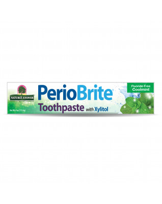 Nature's Answer Rozjasňujúca prírodná zubná pasta Periobrite so xylitolom bez fluoridu 113,4 g